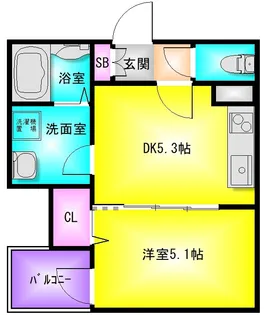 Lino久宝寺【2階】の間取り