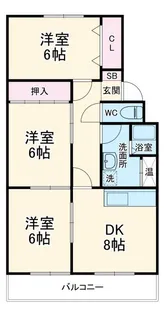 沈まない太陽【2階】の間取り
