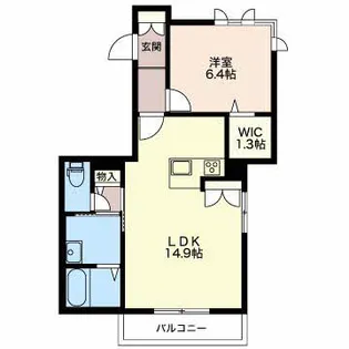 Lumius A【3階】の間取り