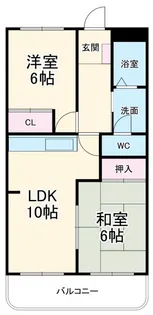 ラメール華【4階】の間取り