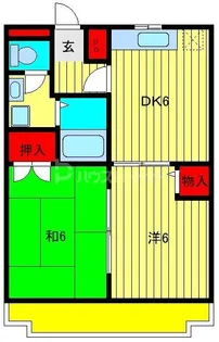 ファミール西葛西【4階】の間取り