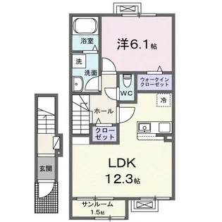 クルール80【2階】の間取り