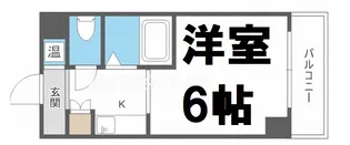 ドミール堺筋本町(DOMEAL)【8階】の間取り