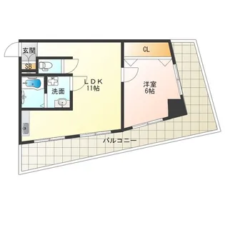 パレス都【3階】の間取り