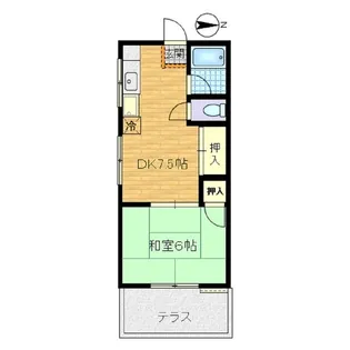 コーポ青雲【2階】の間取り