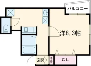 アコルデパルク花隈【2階】の間取り