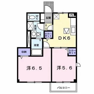 サンパティーク御所野【1階】の間取り