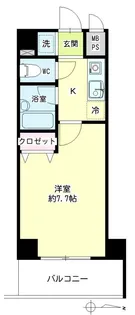 第23新井ビル【5階】の間取り