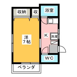 サンシャインII【1階】の間取り