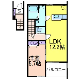 La Ciel【2階】の間取り