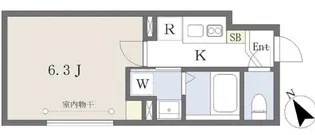 MYREST本八幡【1階】の間取り