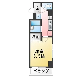 ベルコート美しが丘【1階】の間取り
