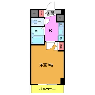 マイナビSTAYミライエ東葛西(澄和レジデンス葛西)【2階】の間取り