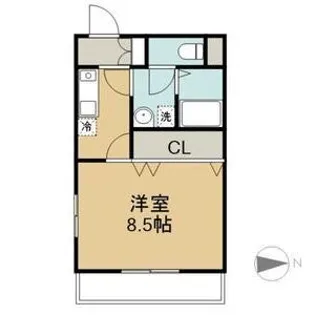 エルテルンダンク【3階】の間取り