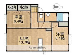 MastTown愛野IA【1階】の間取り