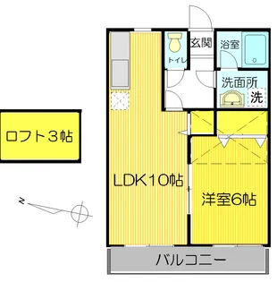 メゾン・レーヴ【2階】の間取り