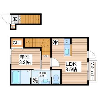 FineCourt【2階】の間取り
