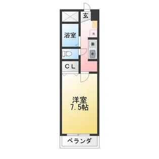 ホワイトリバー202【4階】の間取り