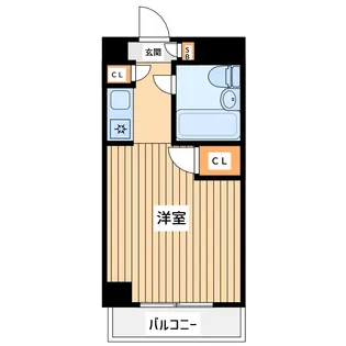 ラ・ポルト国立【3階】の間取り