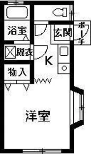 金井アパート【1階】の間取り