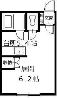 ハイムリバーサイド【3階】の間取り