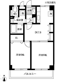 グランゼン・ハイツ【5階】の間取り