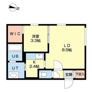 WTB南17【2階】の間取り