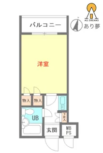 NICアーバンスピリッツ妙蓮寺【2階】の間取り