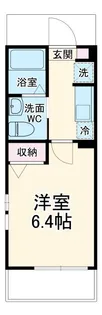 アザーレ・バモス宮崎台【1階】の間取り
