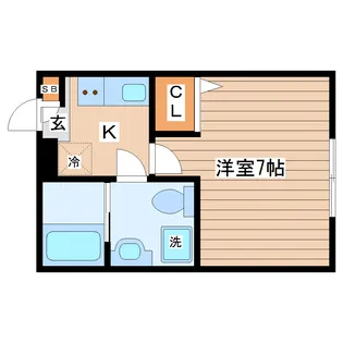 yuzuru 長町(ユズル ナガマチ)【3階】の間取り