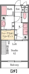 ルナカーサ【1階】の間取り