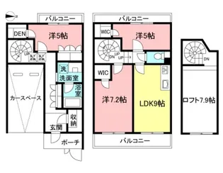 アバンダントIIの間取り