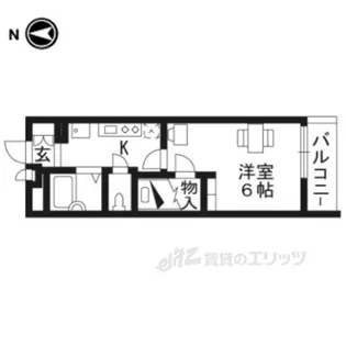 レオパレスプレミエエトワール【2階】の間取り
