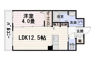 ミルキーウェイ4【3階】の間取り