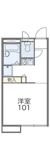 ラ・フォーレ【1階】の間取り
