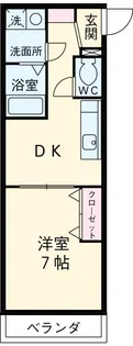 きらら草薙【1階】の間取り