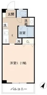アゼイリアII【3階】の間取り