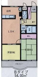 グリーンヴィラ【5階】の間取り