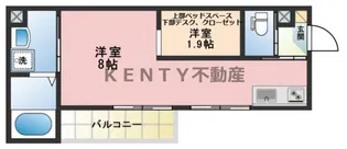 haut pont【2階】の間取り
