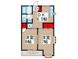 セントラルハイム【2階】の間取り