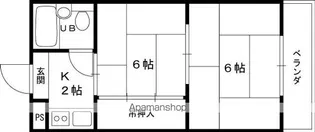 第二シャトーモリオカ【1階】の間取り