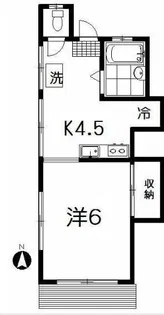 萩原荘【1階】の間取り