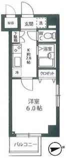 レジデンス常盤台【3階】の間取り