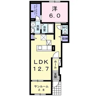 GLANZ M【1階】の間取り
