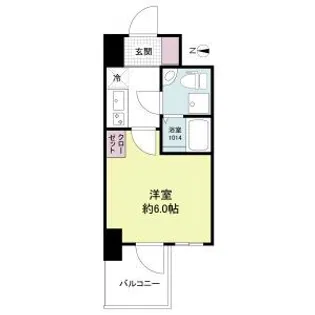 セレニテフラン新大阪【3階】の間取り