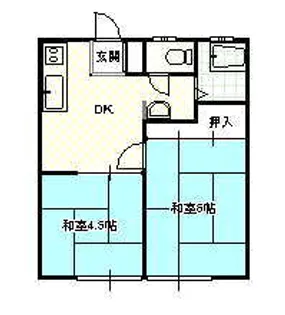 セントラルハイツ I【2階】の間取り