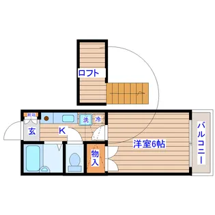 ロフトハウス吹上II【2階】の間取り