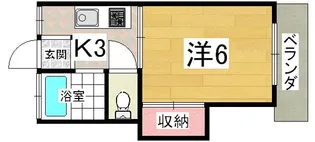 コーポ 幸【2階】の間取り
