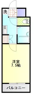 サバービア理科大【2階】の間取り