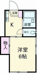 美乃里コーポ【2階】の間取り